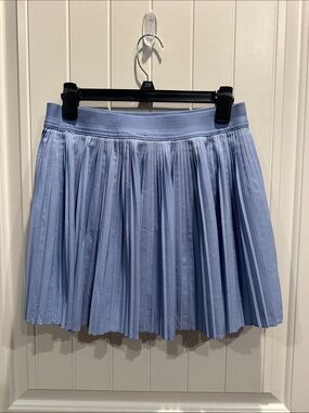 Old Navy Light Blue Pleated Skater Skirt
